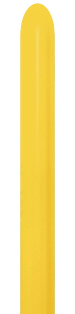 Modelleerballonnen Nozzle Up Yellow 5cm 152cm 50st