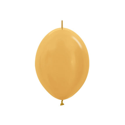 Ballonnen Metallic Gold 15cm 50st