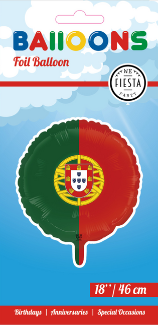 Portugal Helium Ballon Leeg 45cm