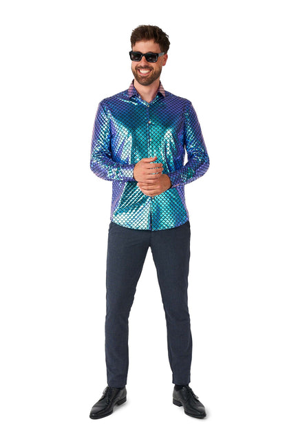 Zeemeermin Disco Overhemd Heren OppoSuits