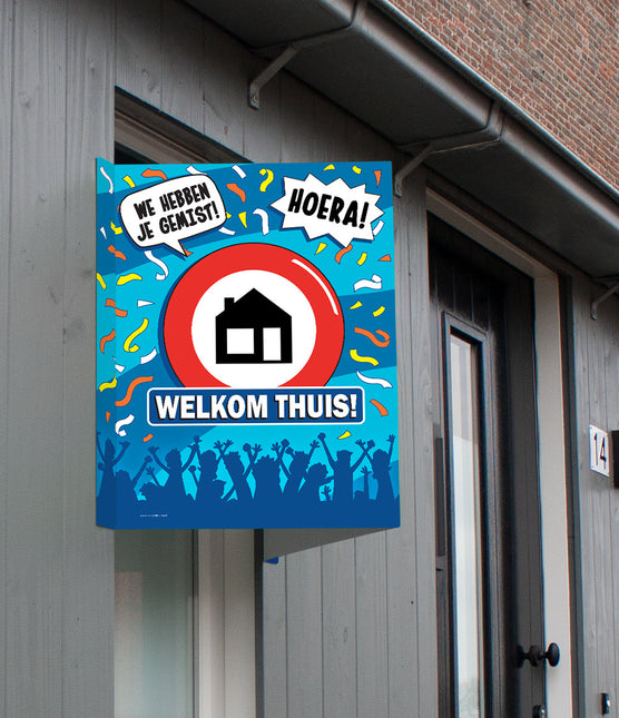 Raambord Welkom thuis 60cm