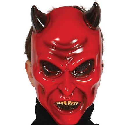 Halloween Masker Duivel Rood