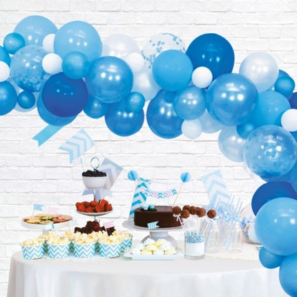 Ballonnenboog Zelf Maken Set Blauw 4m