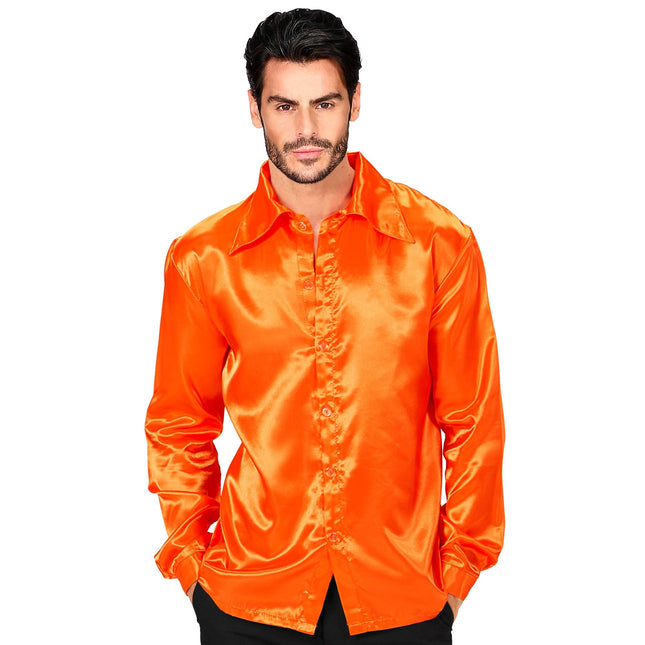 Disco Blouse Oranje Heren