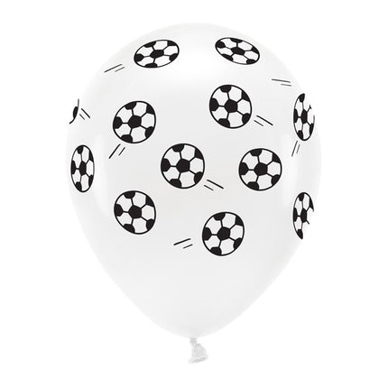 Voetbal Ballonnen 33cm 6st