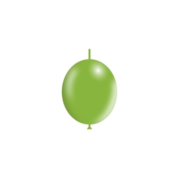 Appelgroene Knoopballonnen 15cm 100st