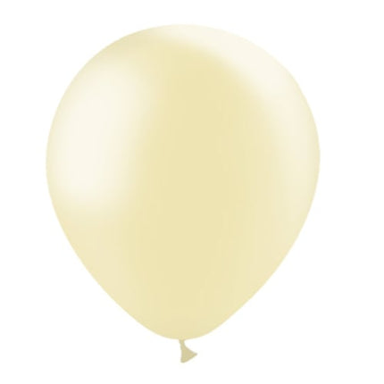 Ivoorkleur Ballonnen Metallic 30cm 50st