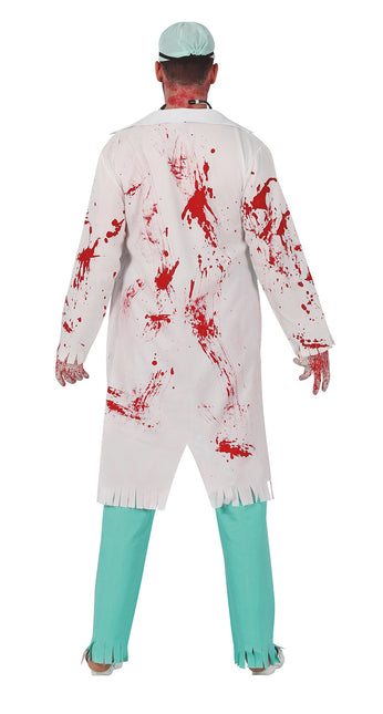 Dokter Zombie Halloween Kostuum Heren