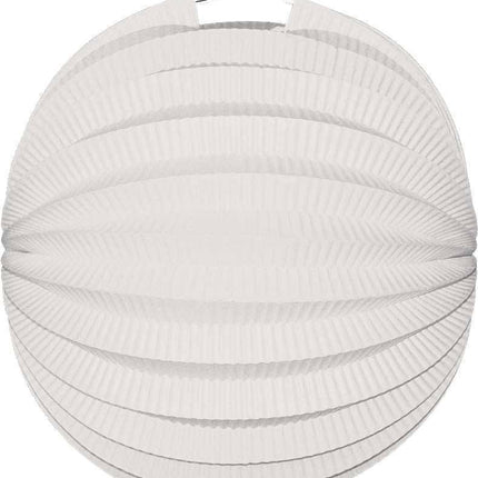 Witte Lampion Bol 23cm