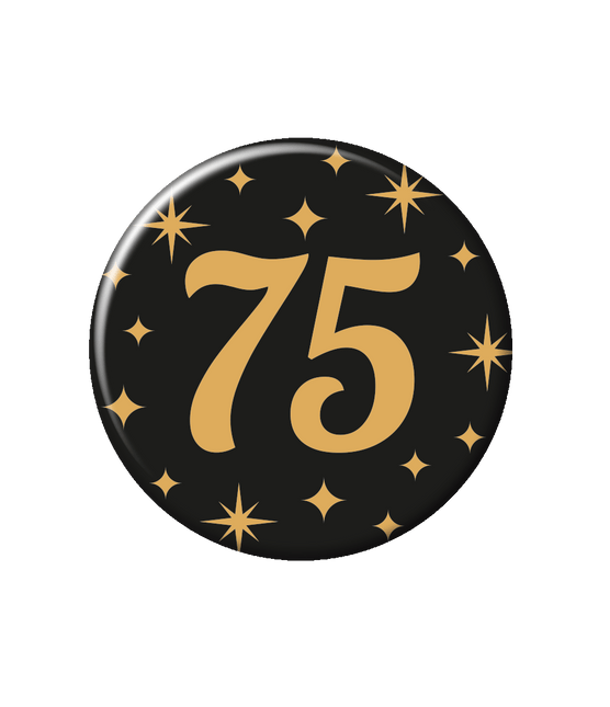 75 Jaar Button