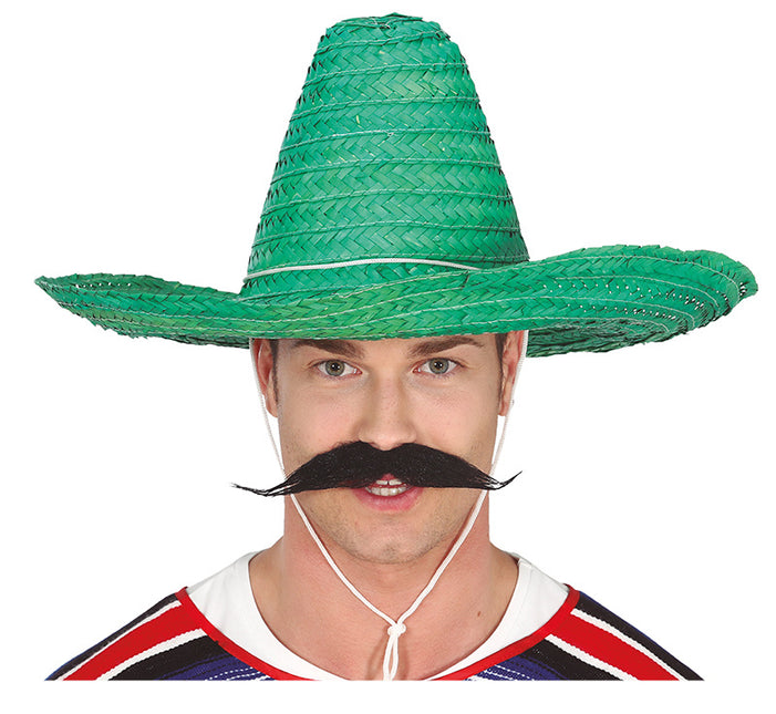 Sombrero Groen Stro 50cm