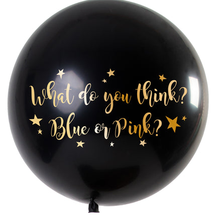 Gender Reveal Ballon Meisje Metallic 90cm