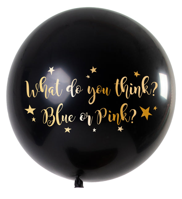 Gender Reveal Ballon Meisje Metallic 90cm