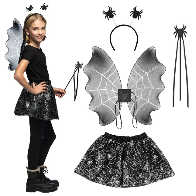 Halloween Accessoireset Meisje 4 delig