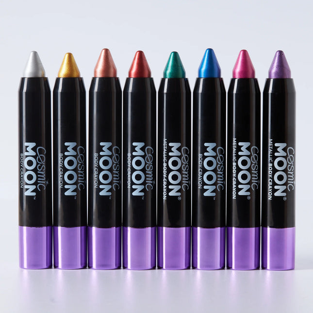 Cosmic Moon Metallic Body Crayons Silver 3.2g