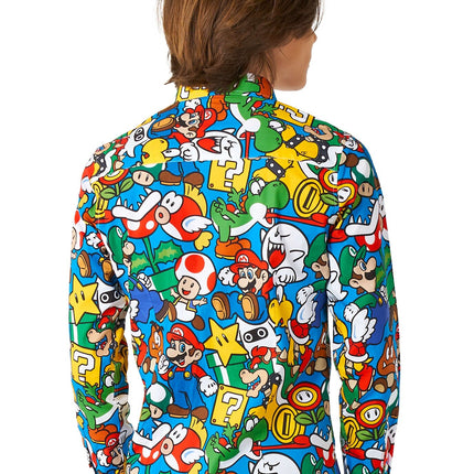 Super Mario Overhemd Jongen Tiener OppoSuits