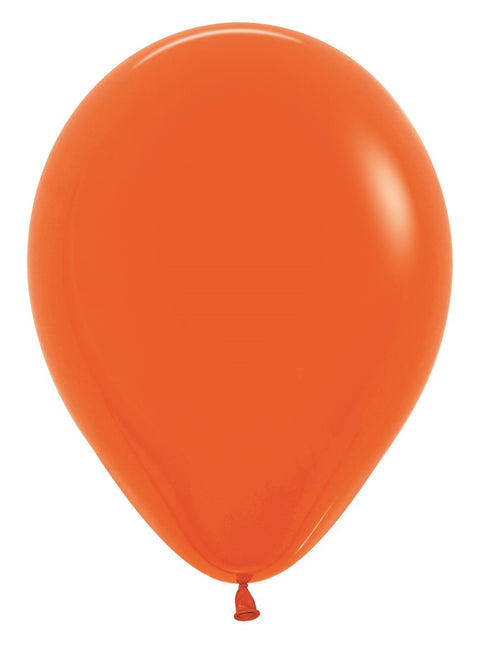 Ballonnen Orange 30cm 12st