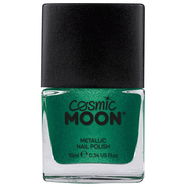 Cosmic Moon Metallic Nail Polish Green 14ml