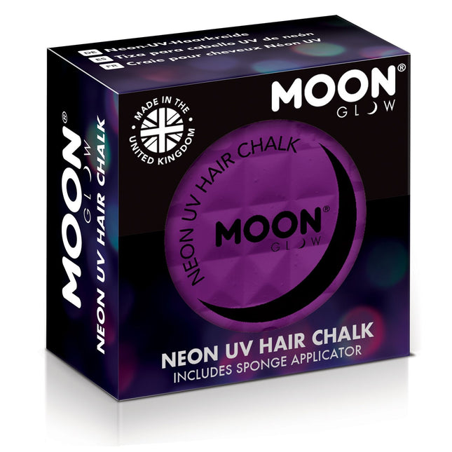 Moon Glow Neon UV Haarkrijt Intense Purple 3.5g
