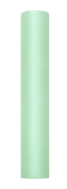 Mintgroene Tule Rol 30cm 9m