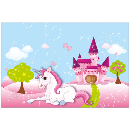 Unicorn Tafelkleed Gekleurd 1,8m