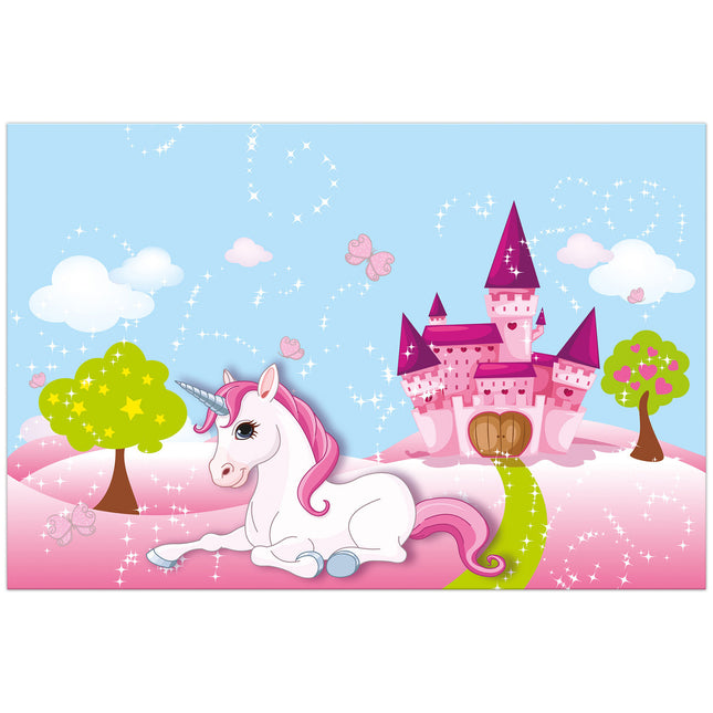 1 FSC Paper Tablecover 120x180cm Unicorn