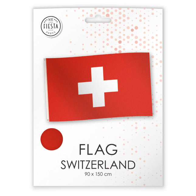 Vlag Zwitserland 1,5m
