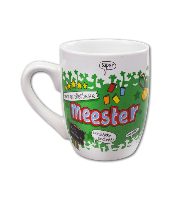 Mok Meester Stoer 12cm