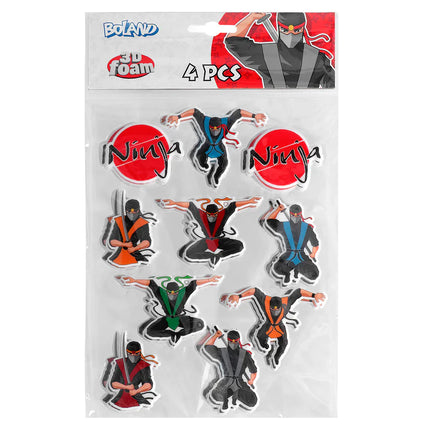 Ninja Stickers 4st