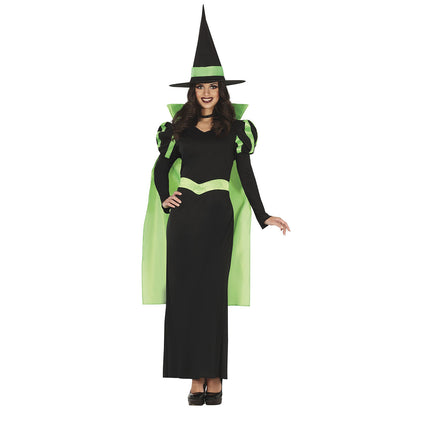 Heks Halloween Kostuum Dames Groen