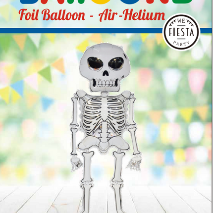 Helium Ballon Skelet Leeg 1,58m