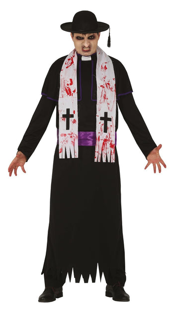 Zombie Priester Halloween Kostuum Heren L