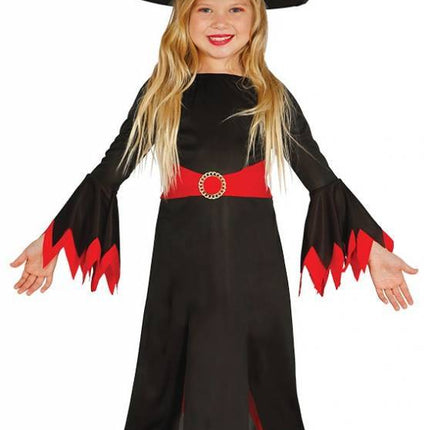 Halloween Kostuum Kind Heks Rood