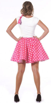 Grease Kostuum Set Roze 50's Dames L