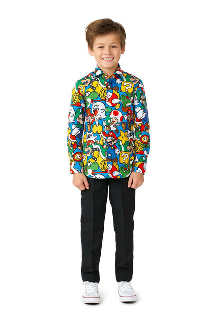 Super Mario Overhemd Jongen OppoSuits