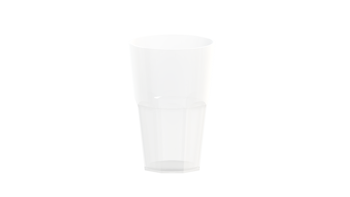 Frosted Cups Herbruikbaar 400ml 10st
