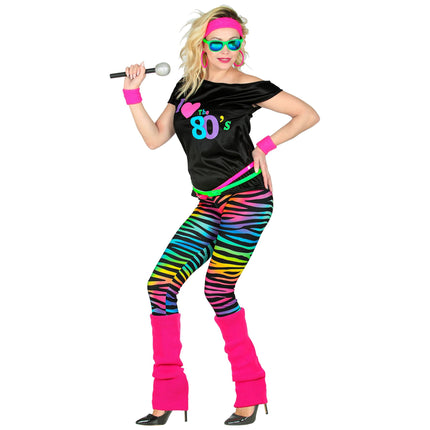 Neon 80S Kostuum Dames