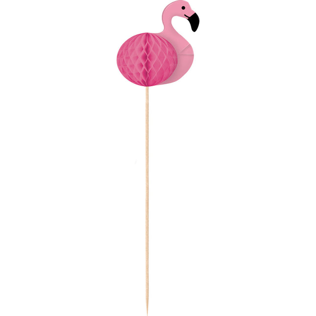 Cocktailprikkers Flamingo 19cm 10st