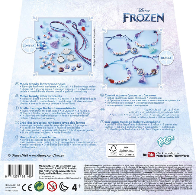 Frozen Letter Armbandjes Maken