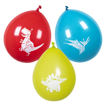 Dino Ballonnen 25cm 6st