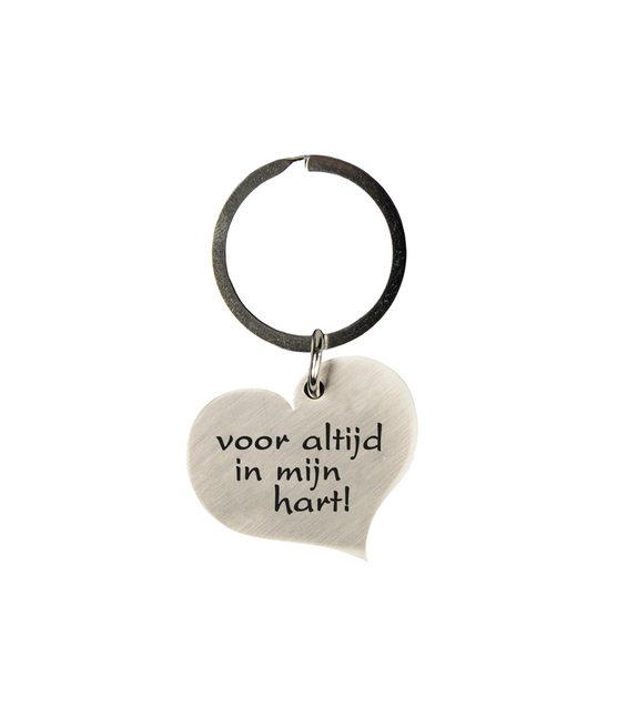 Sleutelhanger In Mijn Hart 10cm