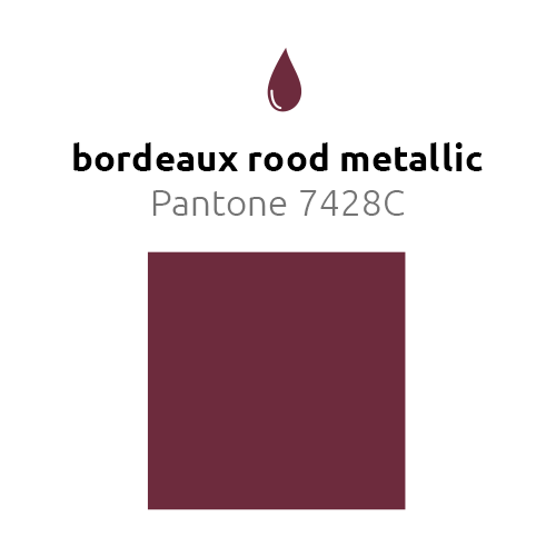 Bordeaux Rode Reuze Ballon Metallic 60cm