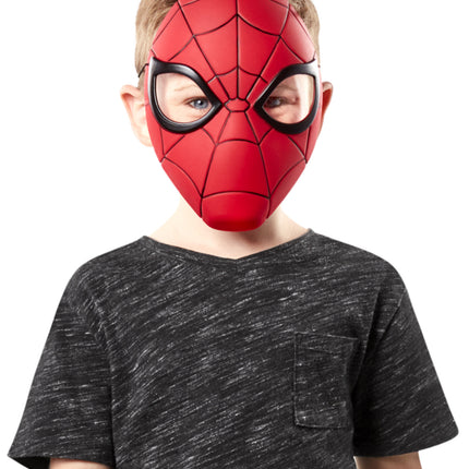 Rode Spiderman Masker Kind