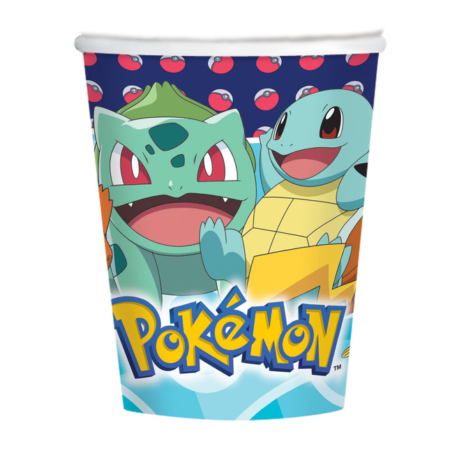 Pokemon Bekers Karton 250ml 8st