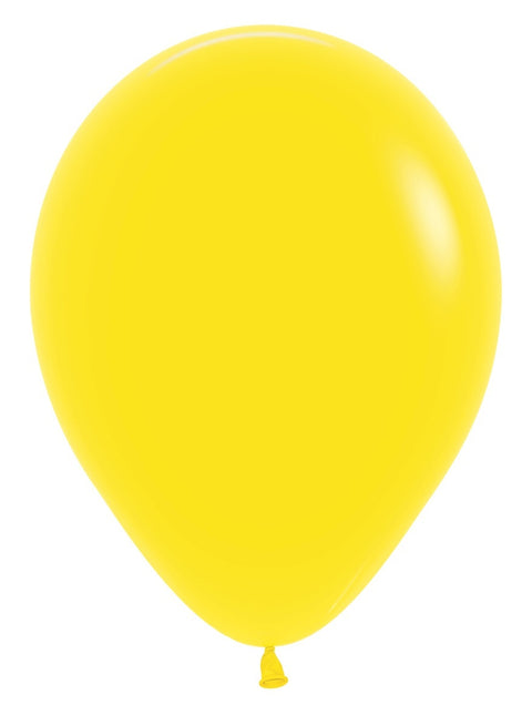 Ballonnen Yellow 30cm 12st