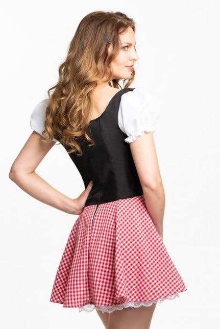 Dirndl Jurk Oktoberfest Rood Zwart