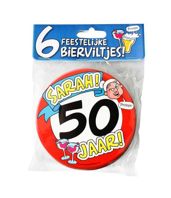 Bierviltjes Sarah 12,5cm 6st