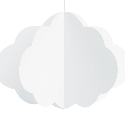 Hangdecoratie Wolken Wit 3st