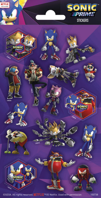 Sonic Stickers Glitter