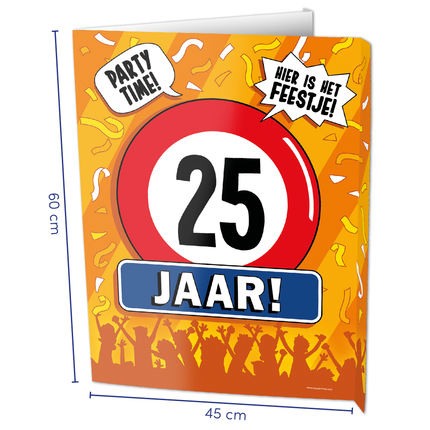 Raambord 25 jaar 60cm